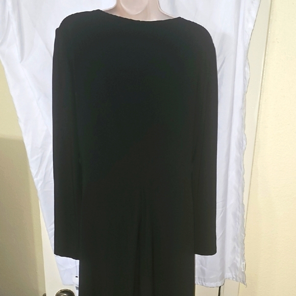 American Living Red and Black Long Sleeve Dress - Picture 5 of 6